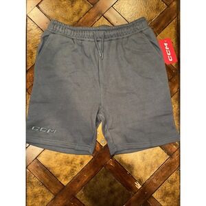 CCM Hockey Core‎ Fleece Shorts Mens Size Medium Charcoal